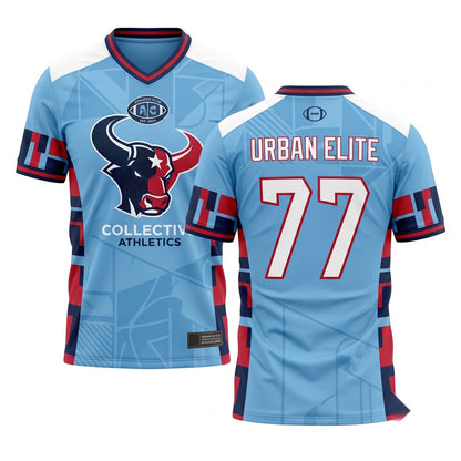 Unisex Breathable Mesh Football Fan Jersey - Stitched Lightweight Athletic Game Day Shirt
