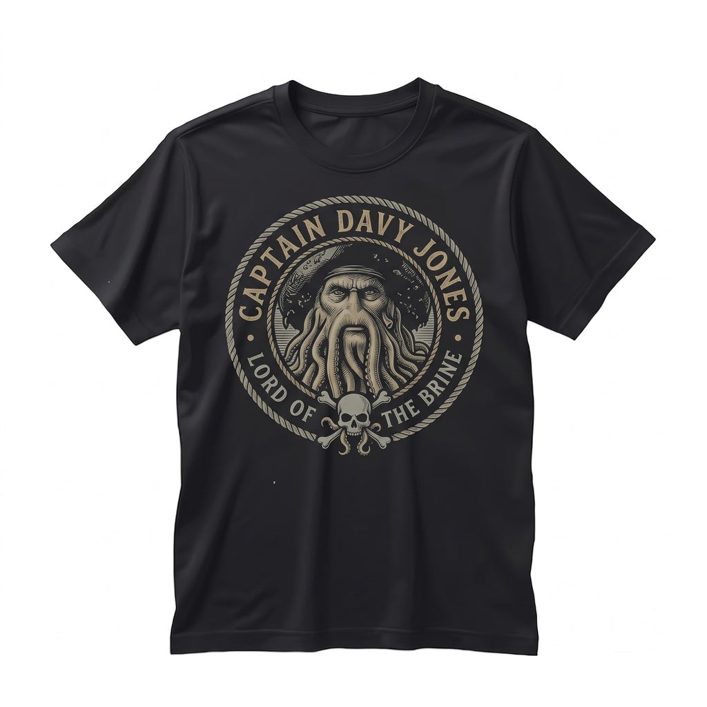 Oversized Davy Jones Pirate Buccaneer Ghost Ship Adventure Graphic Unisex TShirt