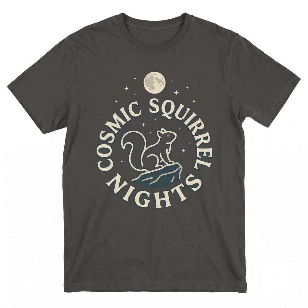 Vintage Gothic Squirrel Full Moon Dark Horror Retro Spooky Halloween Gift Unisex TShirt