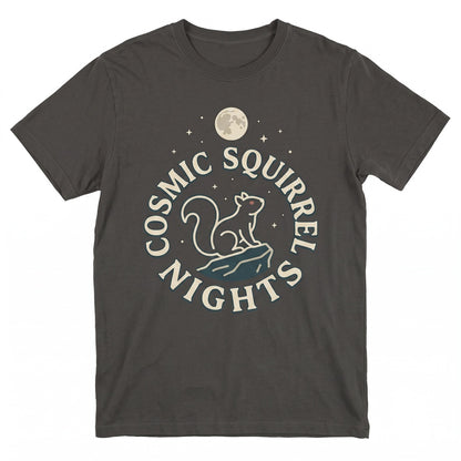 Vintage Gothic Squirrel Full Moon Dark Horror Retro Spooky Halloween Gift Unisex TShirt