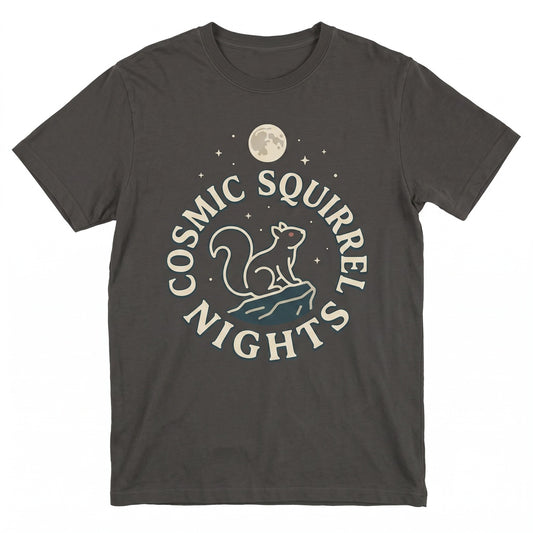 Vintage Gothic Squirrel Full Moon Dark Horror Retro Spooky Halloween Gift Unisex TShirt