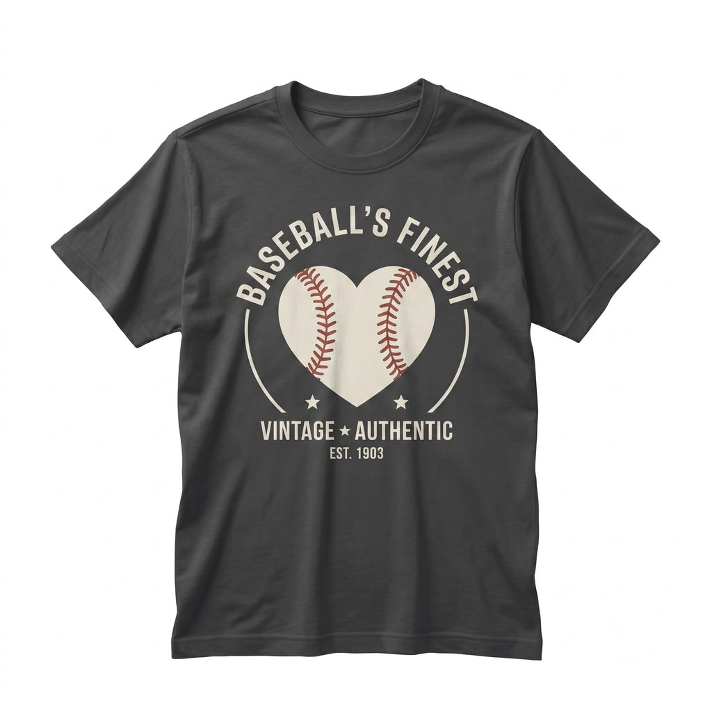 Women Cute Distressed Heart Baseball Mama Game Day Lover Unisex TShirt