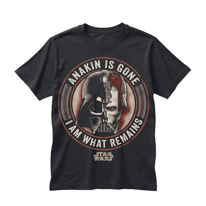 Oversized Darth Vader Graphic Retro Galactic Empire Dark Side Vintage Sci-Fi Top Anakin Apparel Unisex TShirt