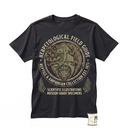 Vintage Reptiles Graphic Kids Herpetology Snake Lizard Turtle Alligator Lover Gift Unisex TShirt