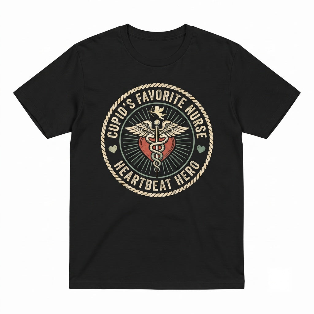 Cupid Favorite Nurse Sweatshirt Valentine Holiday Apparel Unisex TShirt