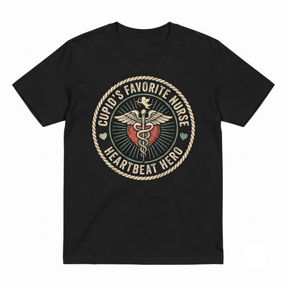 Cupid Favorite Nurse Sweatshirt Valentine Holiday Apparel Unisex TShirt