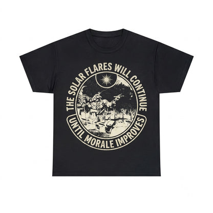The Solar Flares Will Continue Egyptian Sun God Ra Graphic Vintage Apparel Unisex TShirt