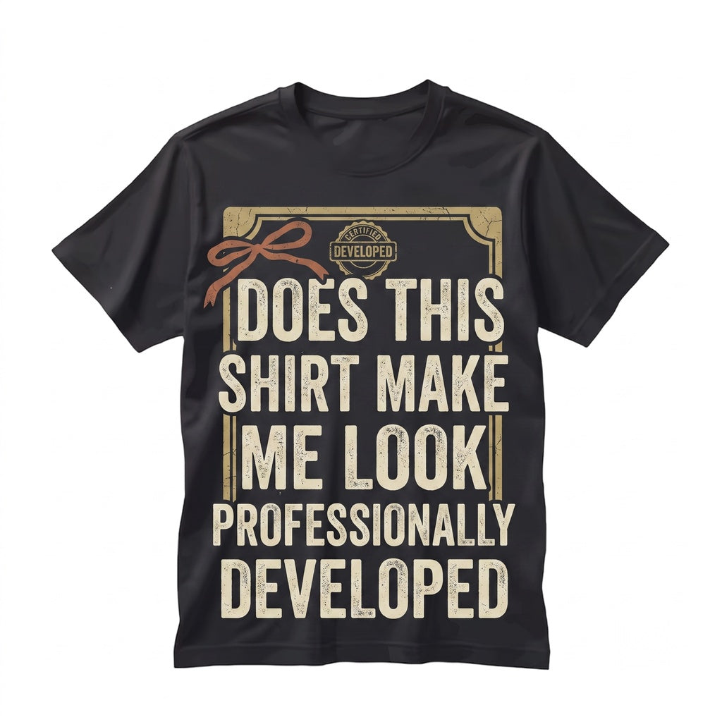 Funny Sarcastic Teacher Professional Development Humor Educator Graphic Novelty Apparel Unisex TShirt