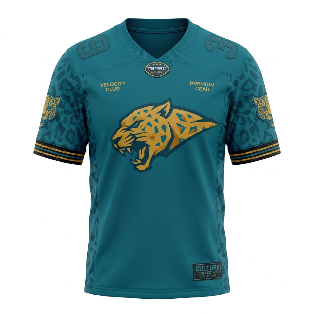 Unisex Football Fan Jersey - Breathable Mesh Lightweight Athletic Game Day Sports Shirt