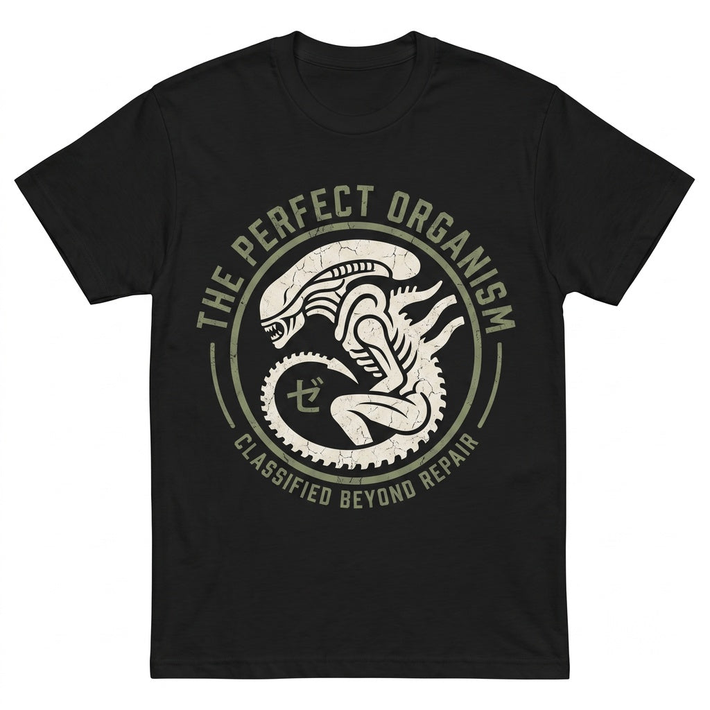Vintage Japanese Sci-Fi Horror Movie Graphic Monster Apparel, Retro Extraterrestrial Unisex TShirt