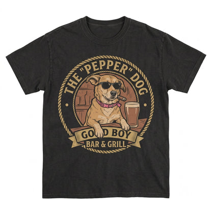 Custom Dog Photo Personalized Pet Portrait Drinking Beer Lover Memorial Gift Graphic Unisex TShirt