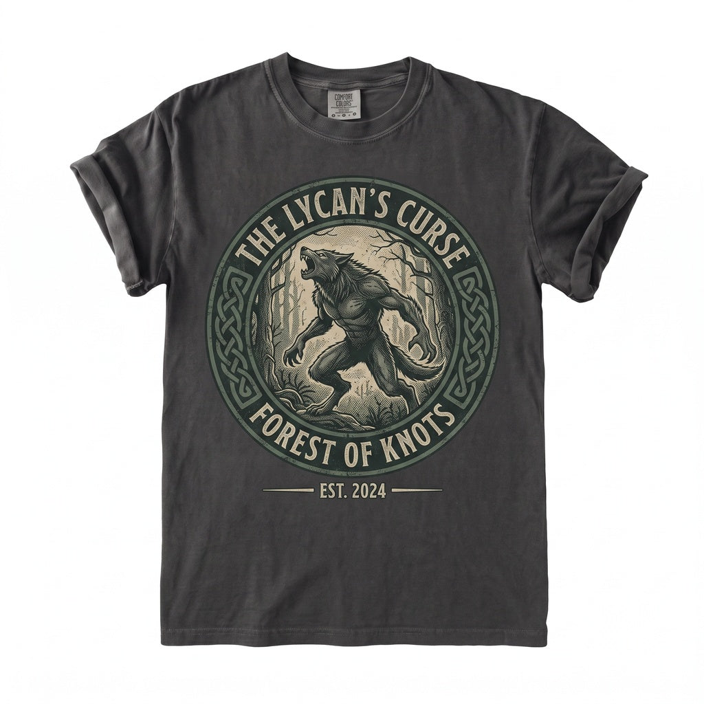 Gothic Werewolf Horror Monster Full Moon Dark Fantasy Creature Unisex TShirt
