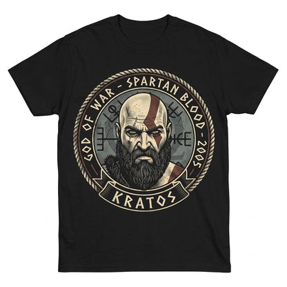 Kratos Ghost of Sparta Norse Mythology Video Game Graphic Vintage Graphic Apparel Unisex TShirt