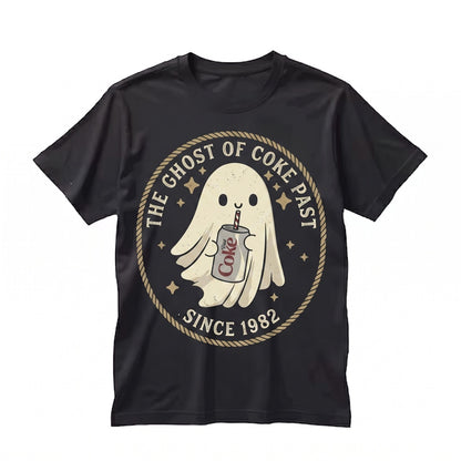 Sarcastic Diet Cola Ghost Lover Sassy Funny Spooky Soda Drink Quote Graphic Unisex TShirt