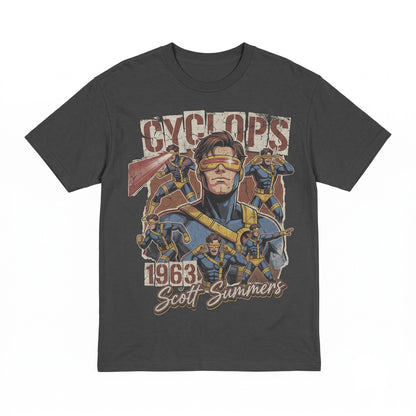 Vintage Scott Summers Graphic Top, Retro 90s Mutant Leader Comic Fan Gift, Optic Blast Merch Unisex TShirt