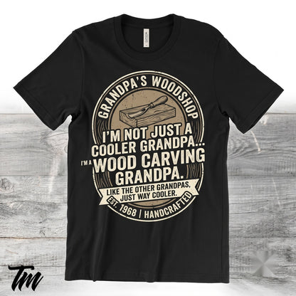 Wood Carving Chainsaw Carpenter Craftsman Timber Whittling Gift Unisex TShirt