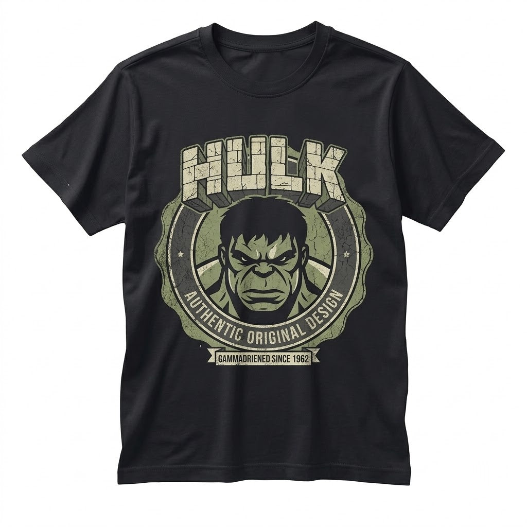 Vintage Green Superhero Comic Bruce Banner Retro Graphic Apparel, Mark Ruffalo Fan Gifts, Unisex TShirt