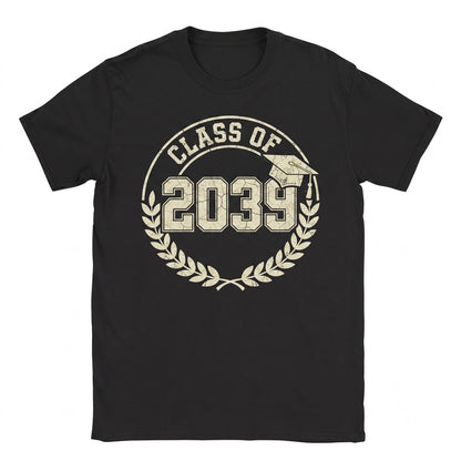 Class of 2039 Growing Up First Day School Graduation Gift Apparel Unisex TShirt