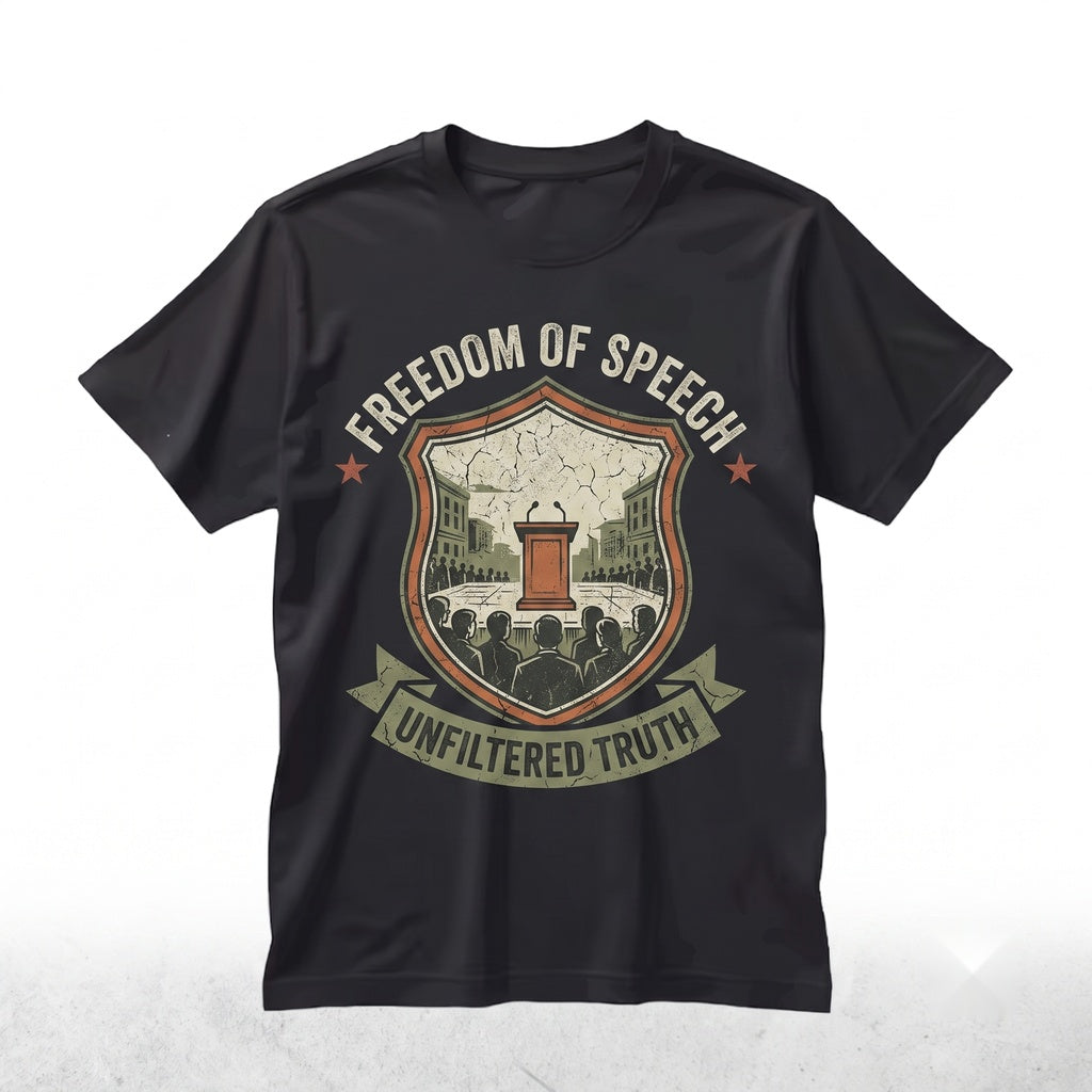 Without Freedom of Speech We Wouldnt Know Who the Idiots Are Funny Sarcastic Political Quote Graphic Apparel, Sassy Free