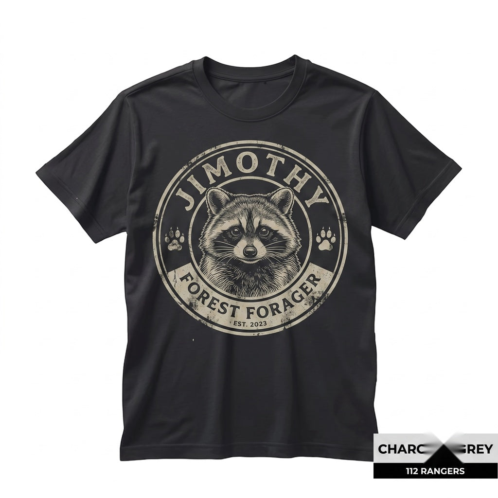 Jimothy Raccoon Vintage Funny Wildlife Graphic Seattle Trash Panda Gift Unisex TShirt