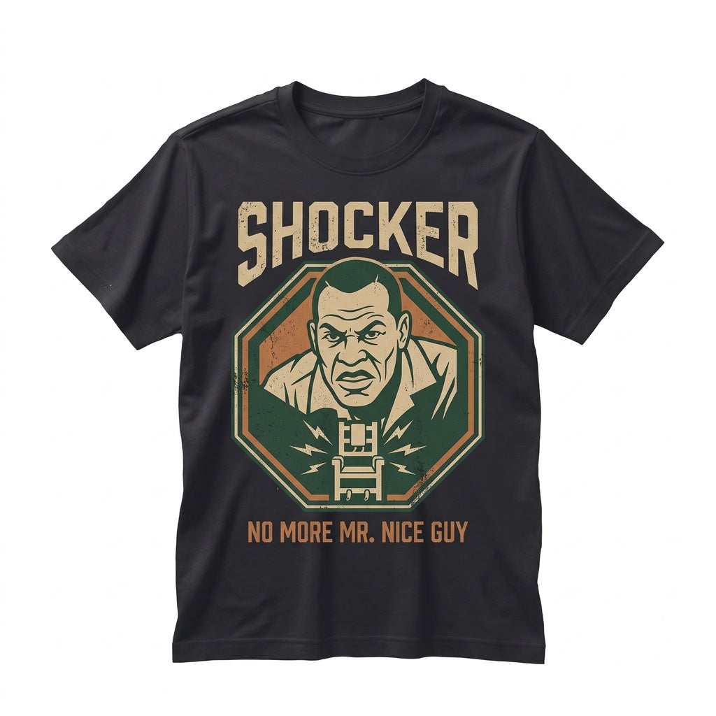 The Shocker Hand Sign Novelty Graphic Retro Vintage Cotton Apparel Unisex TShirt