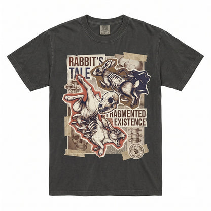Skeletal Rabbit Dark Academia Gothic Bunny Macabre Nature Unisex TShirt