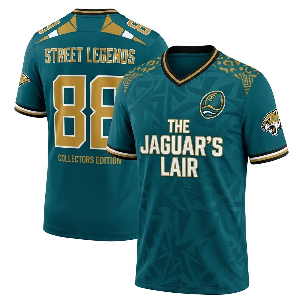 Unisex Football Fan Jersey, Breathable Mesh Game Day Athletic Jersey