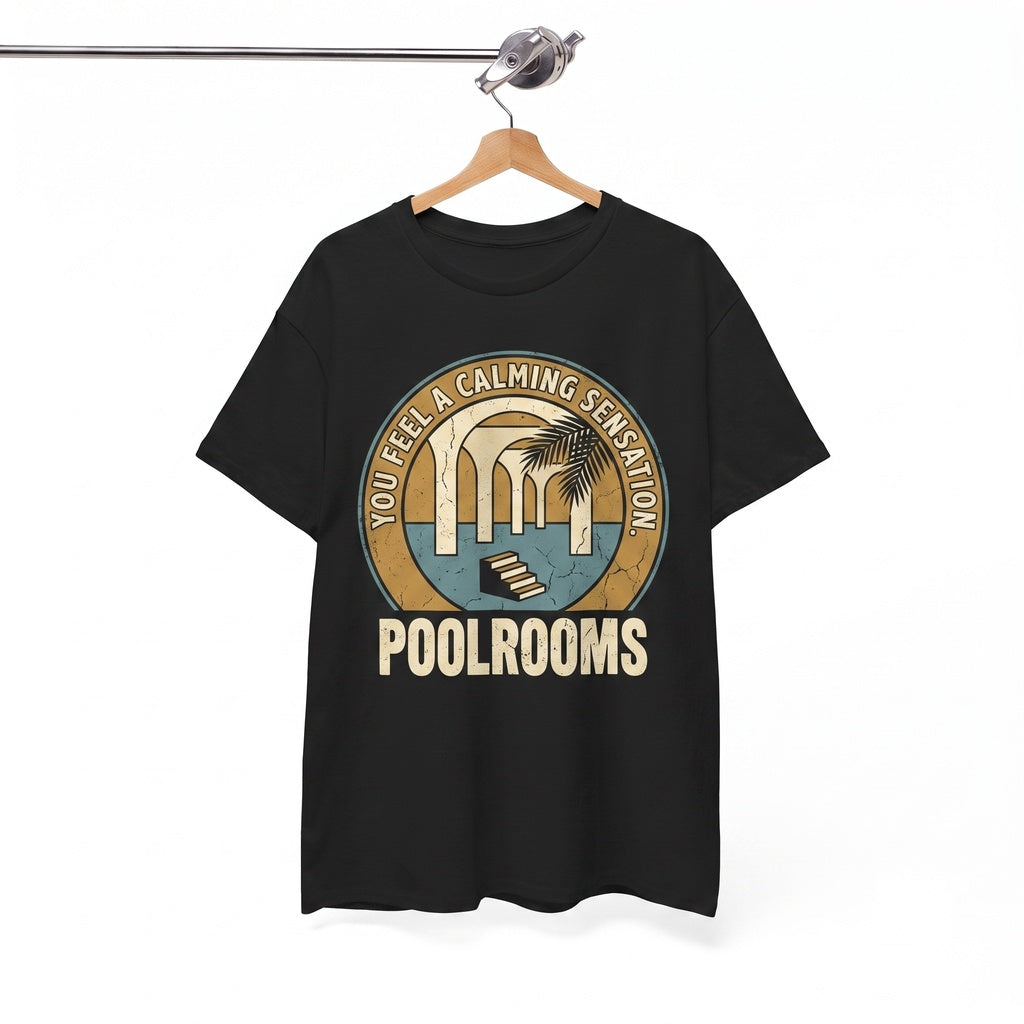 Vintage Backrooms Poolrooms Liminal Space Aesthetic Graphic Retro Cotton Unisex TShirt