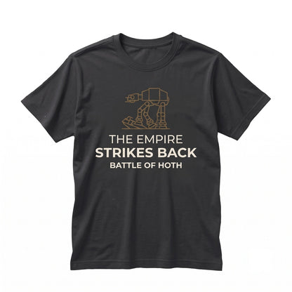 Vintage Retro Sci-Fi AT-AT Walker Hoth Ice Planet Battle Fan Gift Graphic Unisex TShirt