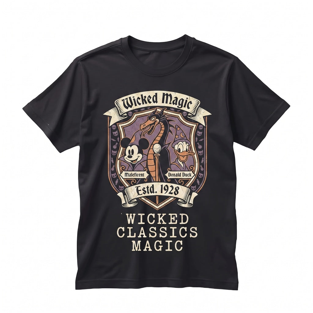 Retro Mouse and Friends Halloween Costume Villains Spooky Fall Vacation Theme Park Graphic Unisex TShirt