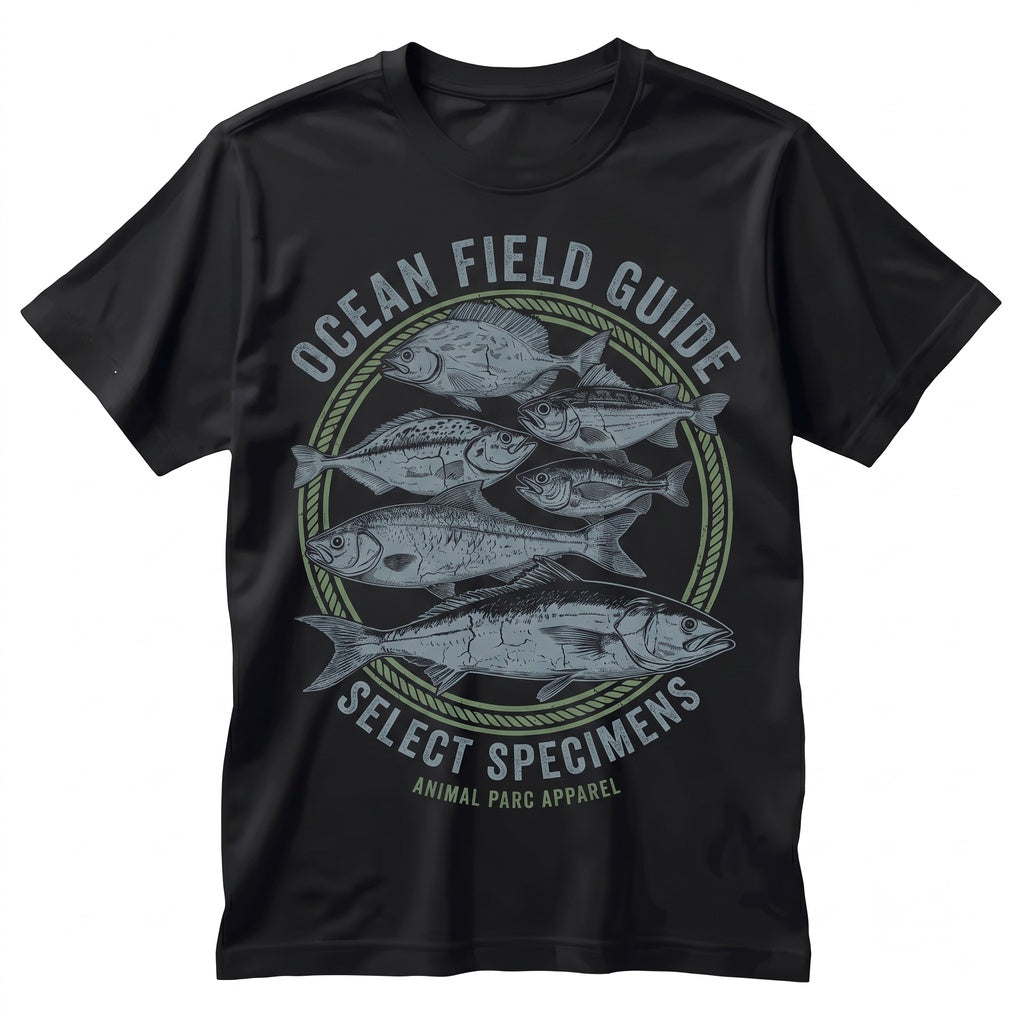 Vintage Retro Fishing Tattoo Style Aquatic Graphic Outdoors Nature Angler Gift Unisex TShirt