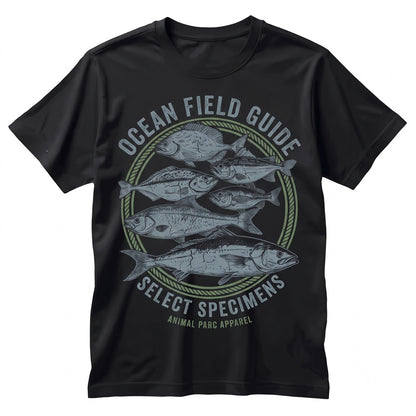 Vintage Retro Fishing Tattoo Style Aquatic Graphic Outdoors Nature Angler Gift Unisex TShirt