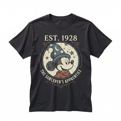 Vintage Wizard Mouse Magic Kingdom Family Vacation Nighttime Spectacular Apparel Unisex TShirt