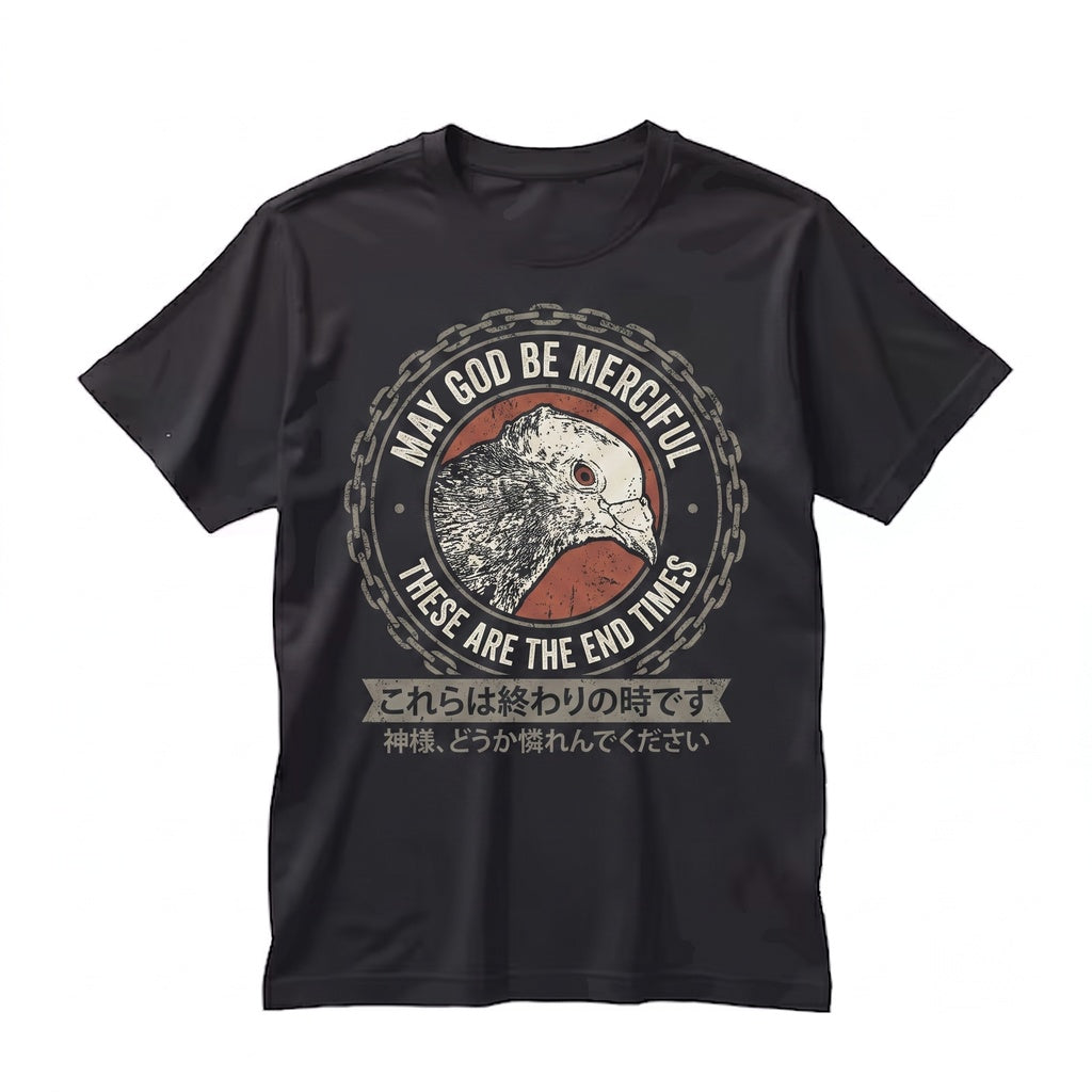 Funny Apocalyptic Bird Graphic End Times Pigeon Unisex TShirt