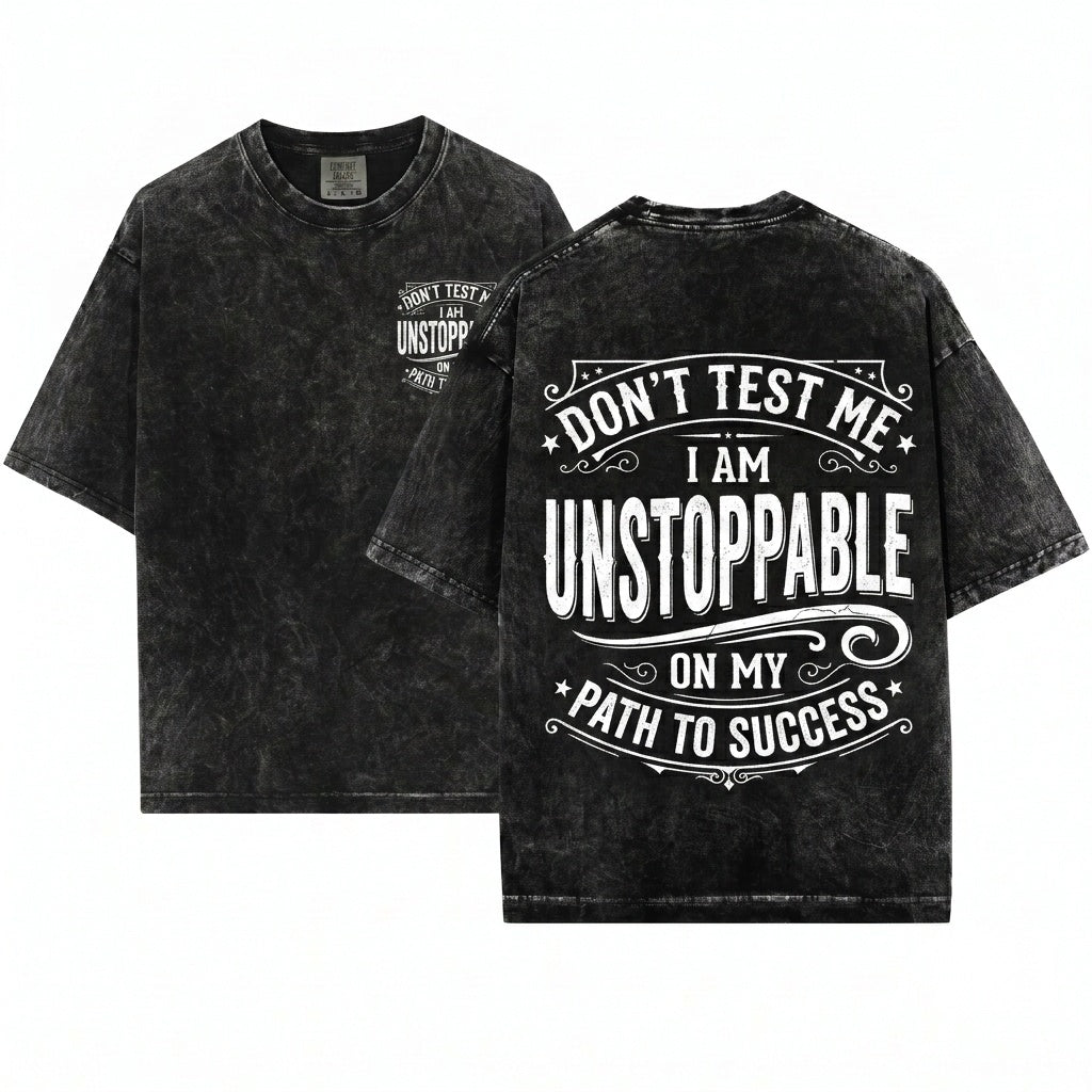 Dont Test Me Ive Got Train Stations In My GPS Railroad Humor Railfan Gift For Him Dad Unisex Wash T-Shirt