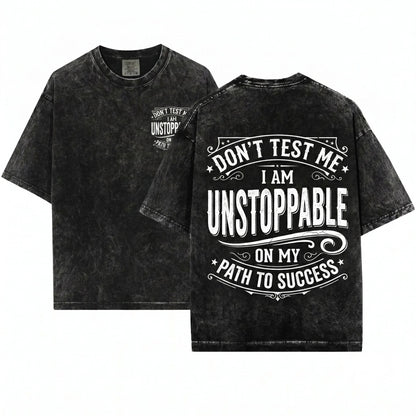 Dont Test Me Ive Got Train Stations In My GPS Railroad Humor Railfan Gift For Him Dad Unisex Wash T-Shirt