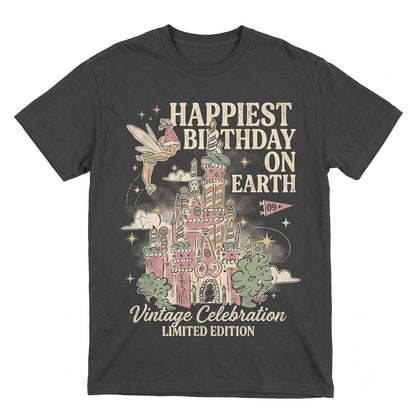 Magical Castle Pixie Fairy Birthday Girl Matching Family Theme Park Trip 2026 Unisex TShirt