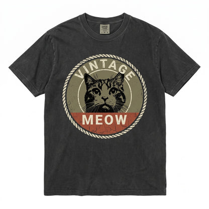 Funny Cat Lover Gift for Mom Meow Themed Apparel Cute Feline Graphic Unisex TShirt