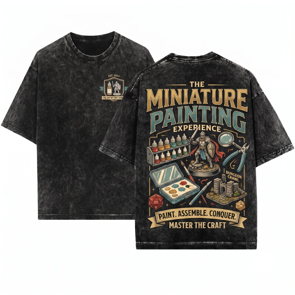 Miniature Painter Tabletop RPG Wargaming Gamer Gift Unisex Wash T-Shirt