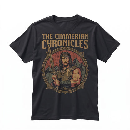 Classic Hyborian Warrior Retro Fantasy Novel Graphic Novelist Fan Apparel Unisex TShirt