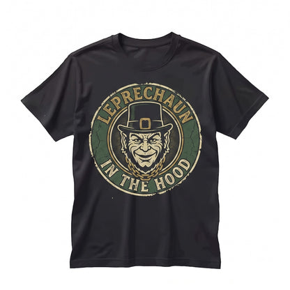 Funny Horror Leprechaun St Patricks Day Urban Parody Graphic Unisex TShirt