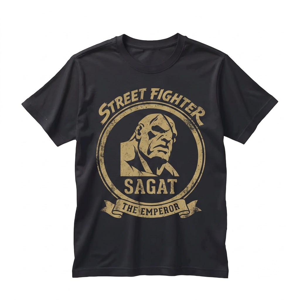 Sagat Street Fighter Classic Retro Arcade Muay Thai Fighter Graphic Unisex TShirt