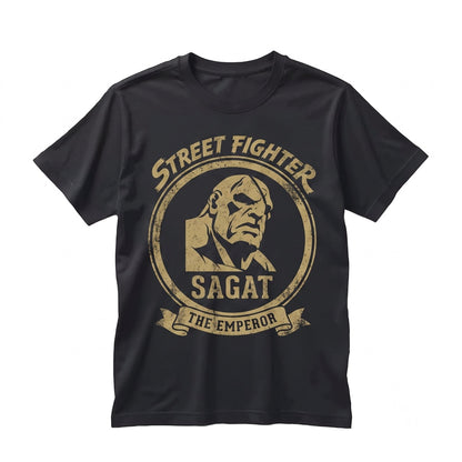 Sagat Street Fighter Classic Retro Arcade Muay Thai Fighter Graphic Unisex TShirt
