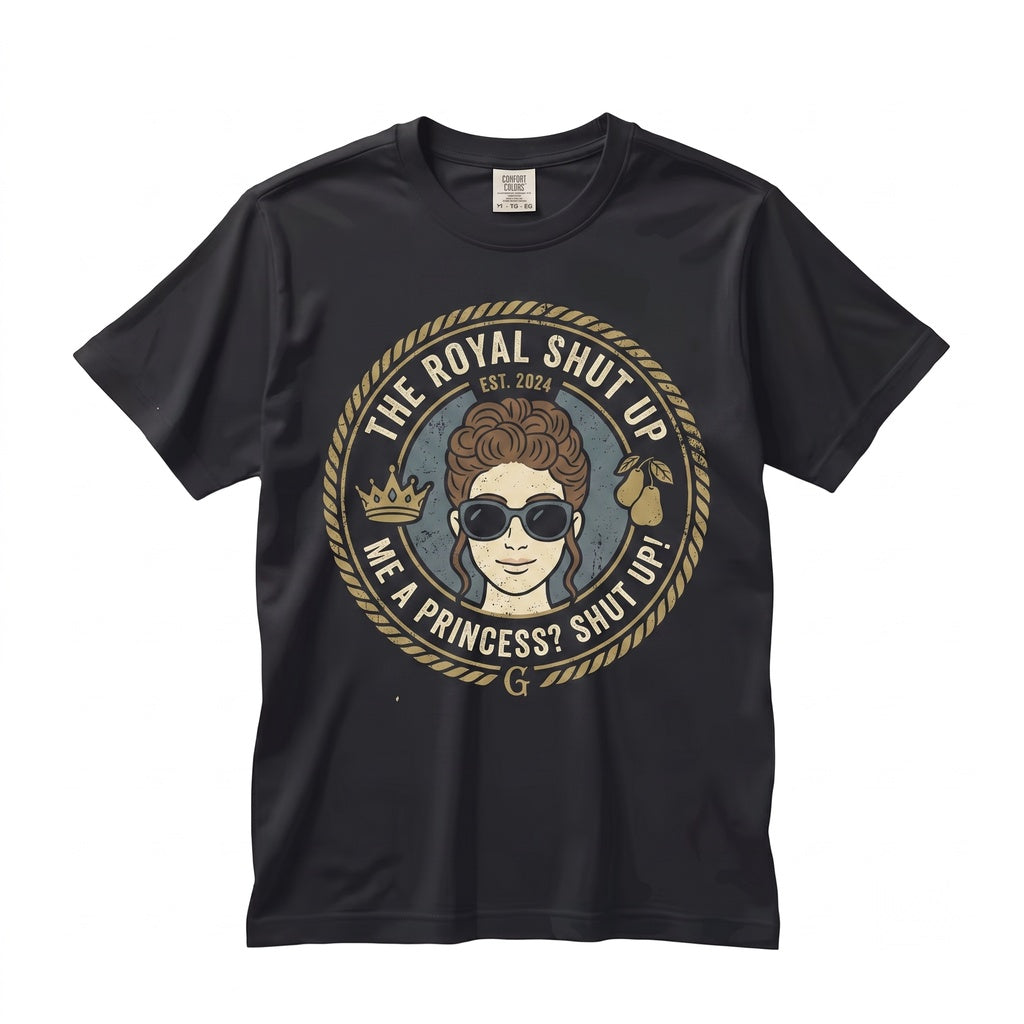 Genovia Mia Thermopolis Shut Up Quote Royalty Family Matching Gift Graphic Unisex TShirt