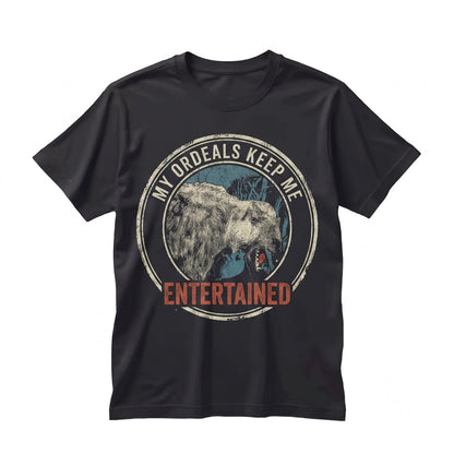 My Ordeals Vintage Japanese Hyena Graphic Cotton Short Sleeve Unisex TShirt