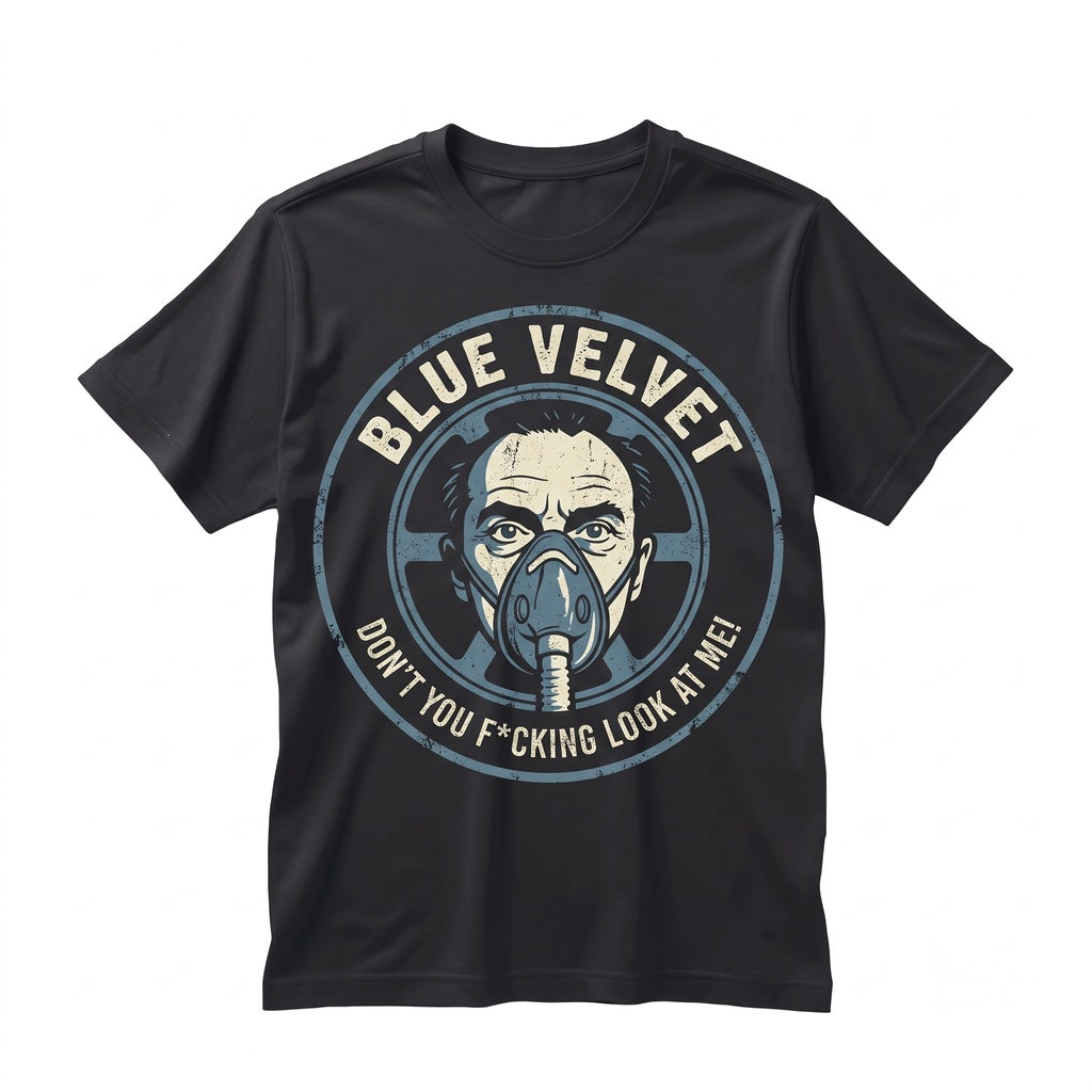 Blue Velvet Cult Movie Graphic Print Vintage Retro Film Classic Cotton Unisex TShirt