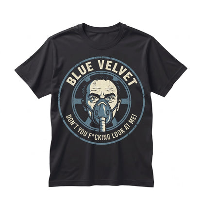 Blue Velvet Cult Movie Graphic Print Vintage Retro Film Classic Cotton Unisex TShirt