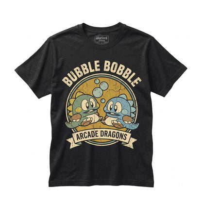 Retro 1980s Arcade Pixel Dragon Gaming Graphic Unisex TShirt