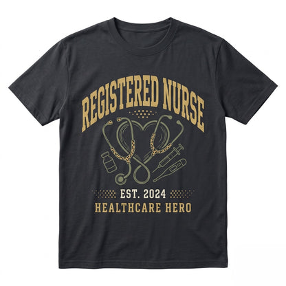 Registered Nurse RN Leopard Print Medical Student Appreciation Life Gifts Unisex TShirt