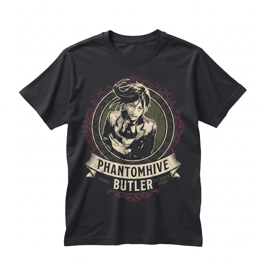 Sebastian Demon Butler Japanese Anime Vintage Grunge Gothic Manga Gift Unisex TShirt